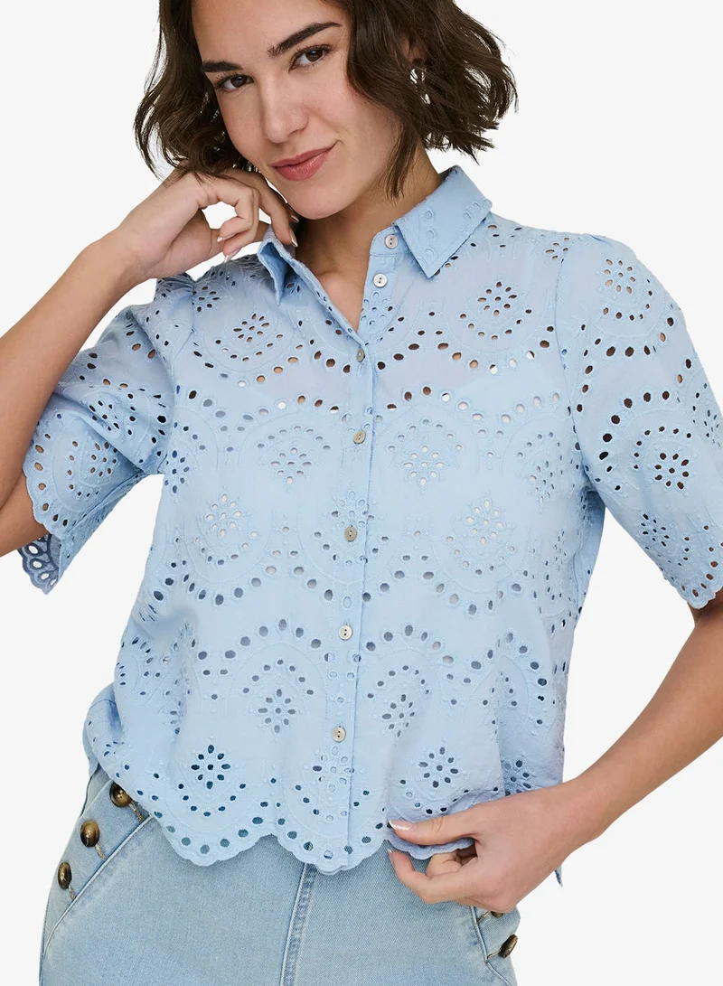Only  Printed Short Sleeve Shirt for Women | Best Price UAE