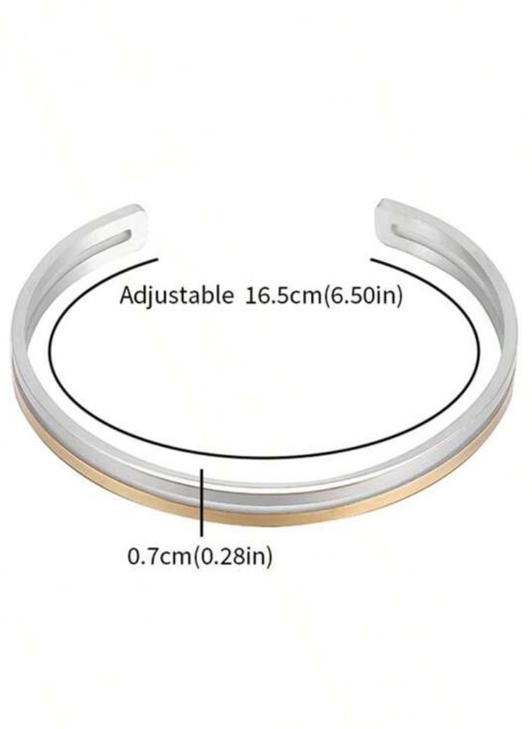 JewelryLand Men’s Bracelet Made Of Stainless Steel  - Image 3