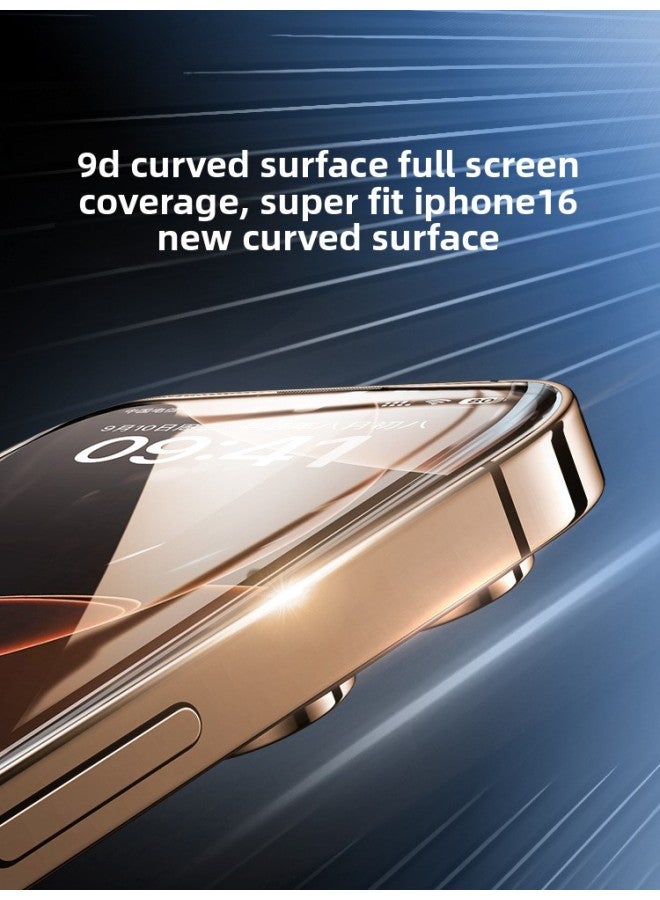 For IPhone16/15promax Tempered Film Apple 16promax Mobile Phone Film 11 Protective Film 12m-Colour:✅[blu-ray 9d丨full Screen Full Coverage 3 Times Anti-fingerprint] 2 Pieces—free Film Applicator + Damage Compensation Guarantee-Size:iPhone 13 Pro