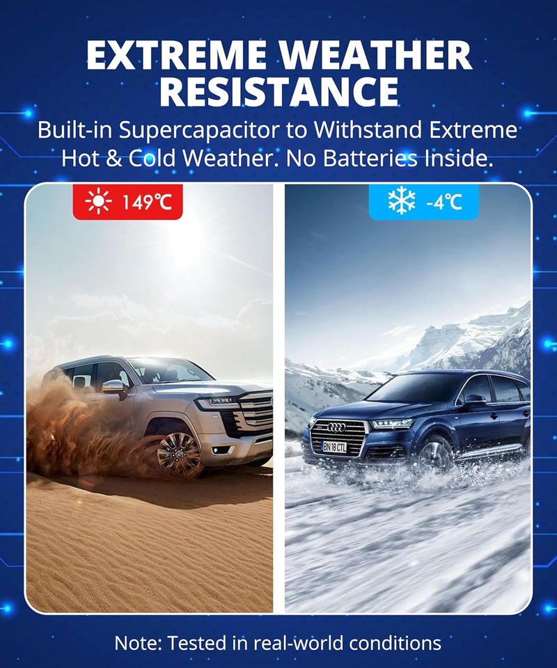 Viofo كاميرا داش A119 V3 2K 2560x1440P كواد HD+ 60FPS كاميرا أمامية للسيارة، مستشعر 5MP STARVIS، زاوية واسعة 140 درجة، GPS مضمّن، وضع وقوف مؤقت، HDR حقيقي، كشف الحركة، تسريع الزمن. - Image 3