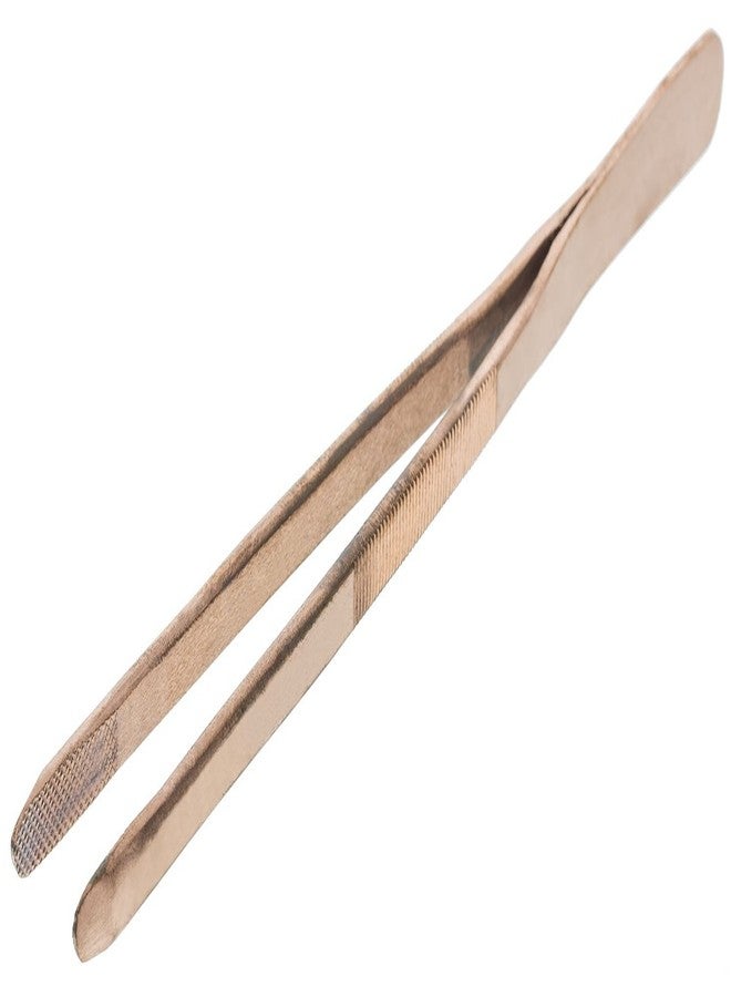 EuroTool Copper Pickling Tweezers, Straight, Serrated, 8-1/2 Inches | TWZ-958.00 - Image 1