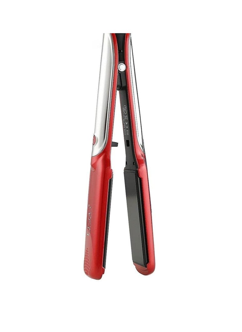 ENZO Enzo Hair Straightener - Ceramic - 950°F, Red  - Image 3