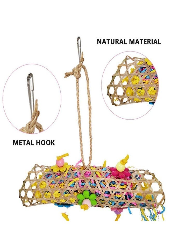 3 Pack Bird Shredder Toys Small Parrot Chewing Toys Parrot Cage Foraging Hanging Toy for Small Bird Parakeets Parrotlets Lovebirds Cockatiels - Image 3