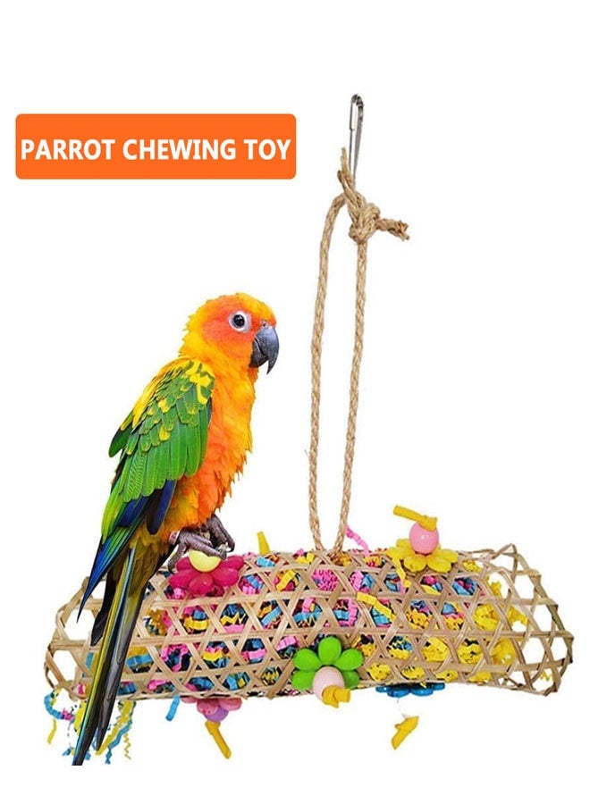 3 Pack Bird Shredder Toys Small Parrot Chewing Toys Parrot Cage Foraging Hanging Toy for Small Bird Parakeets Parrotlets Lovebirds Cockatiels - Image 4