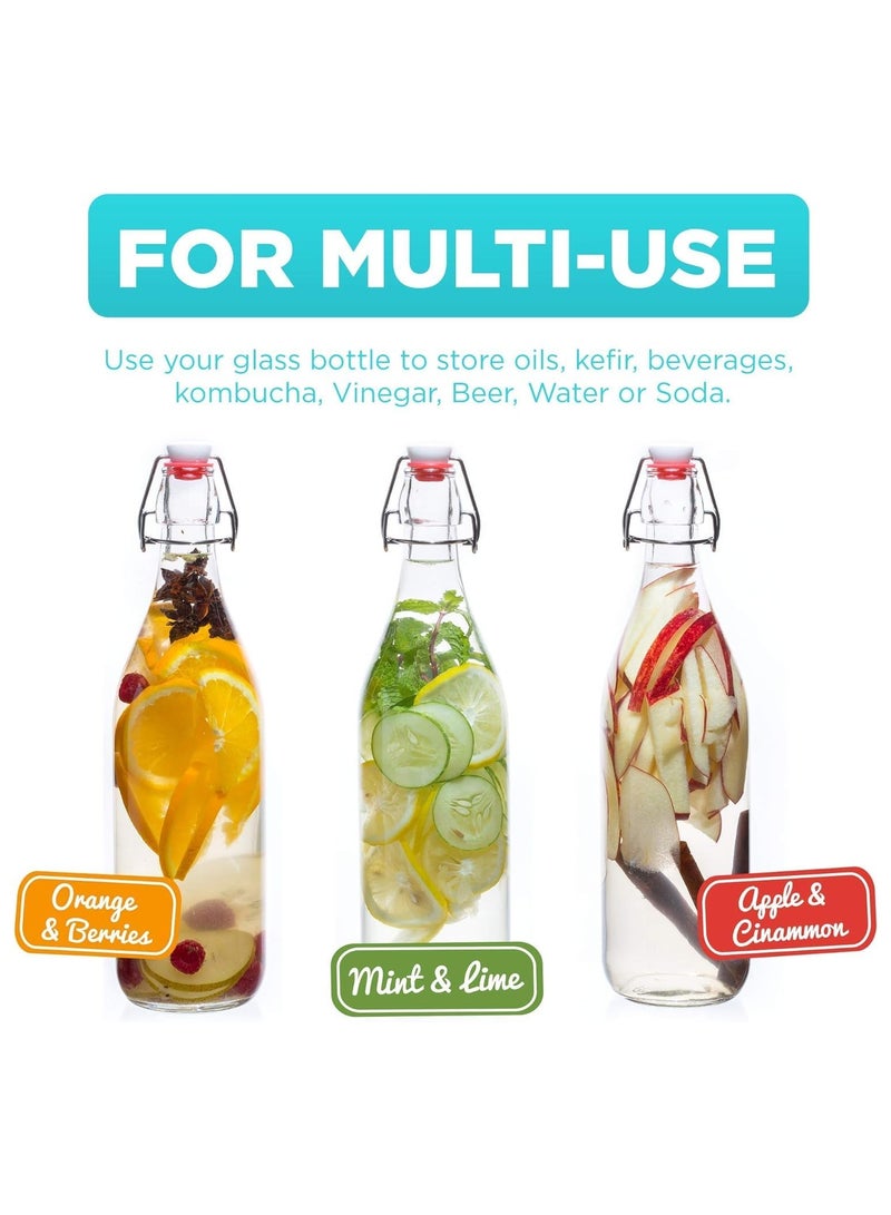 RR BRAND 2-Piece Glass Bottle With Stopper Cap Clear 200grams - Image 5
