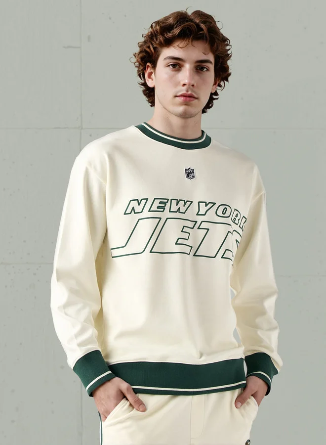 New York Jets Print Sweatshirt