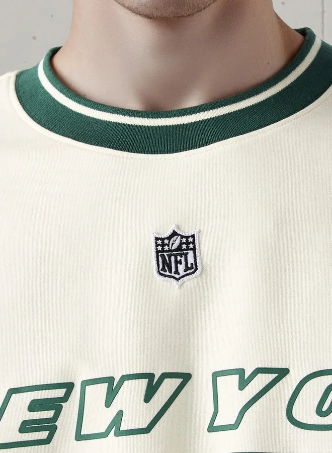 SP Characters  New York Jets Print Sweatshirt for Men | Best Price UAE