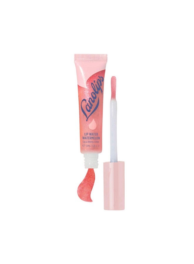 Lanolips Lanolin Lip Water - Clear Lip Gloss Serum - Hyaluronic Acid Lip Balm And For A Shimmery, Hydrated Lip Glow - Lanolin Oil Lip Moisturizer For Dry, Cracked Lips (10Ml / 0.34 Fl Oz) - Image 2
