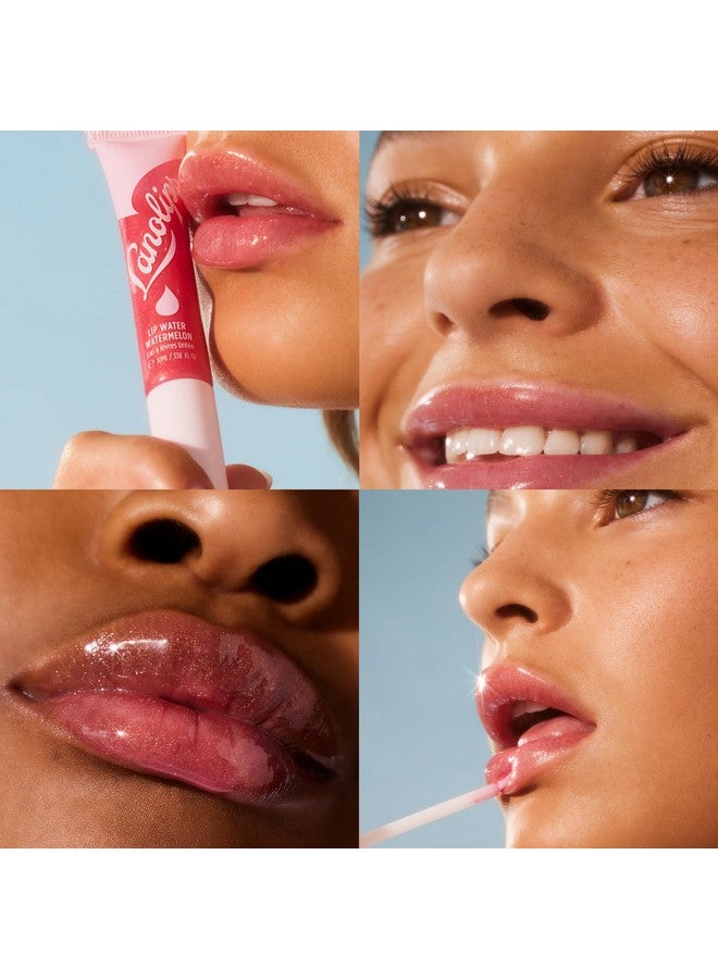 Lanolips Lanolin Lip Water - Clear Lip Gloss Serum - Hyaluronic Acid Lip Balm And For A Shimmery, Hydrated Lip Glow - Lanolin Oil Lip Moisturizer For Dry, Cracked Lips (10Ml / 0.34 Fl Oz) - Image 3