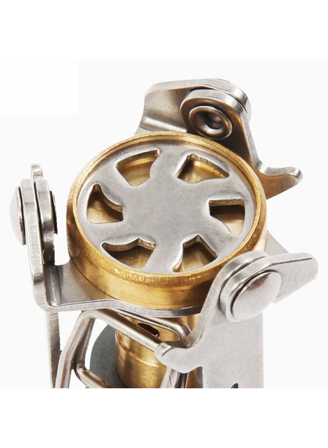 DESERT & FOX Ultralight Mini Camping Stove, 2600W Power Titanium Alloy Automatic Foldable Outdoor Cookware Tool for Picnic, Cookout, Camping, Hiking - Image 3