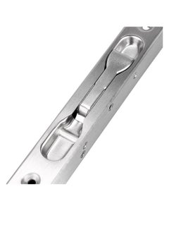KASTWAVE 6 Inch Door Bolts, Stainless Steel Concealed Security French Door Locks with Hardwares, Metal Flush Latch Bolts for Composite Wood Double Dummy Door, 2 Pcs  - Image 5