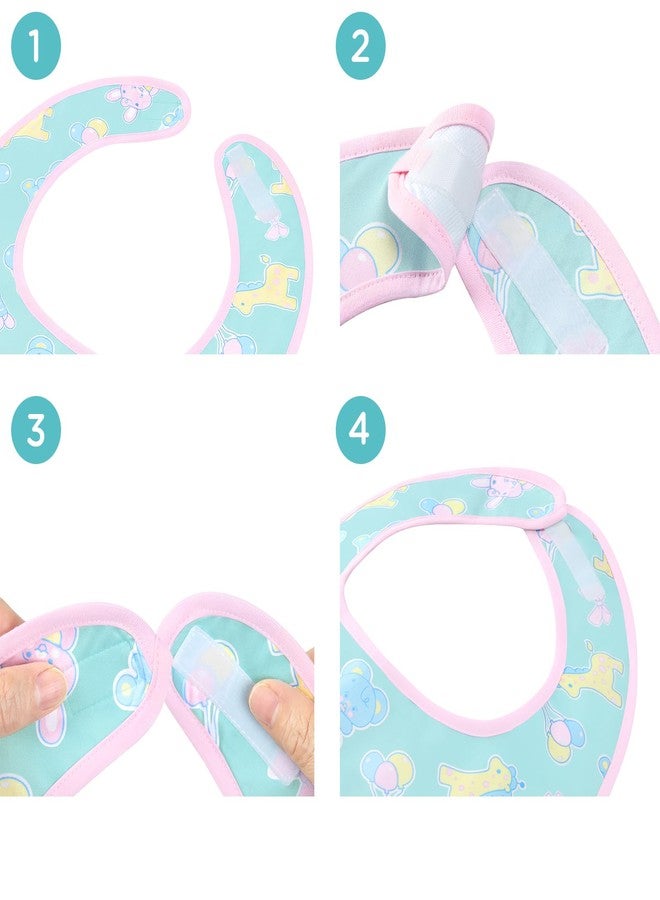 Littleforbig Silky Waterproof Babydoll Printed Adult Bib with Adjustable Hook-and-Loop Fastener Closure - Full Print Baby Parade Adult Bib - Image 3