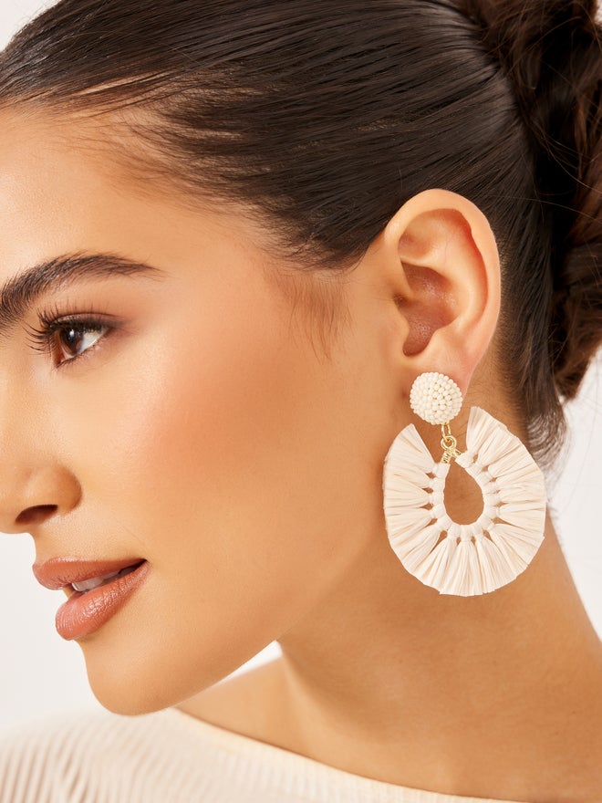 Styli Styli Boho Textured Earrings  - Image 2