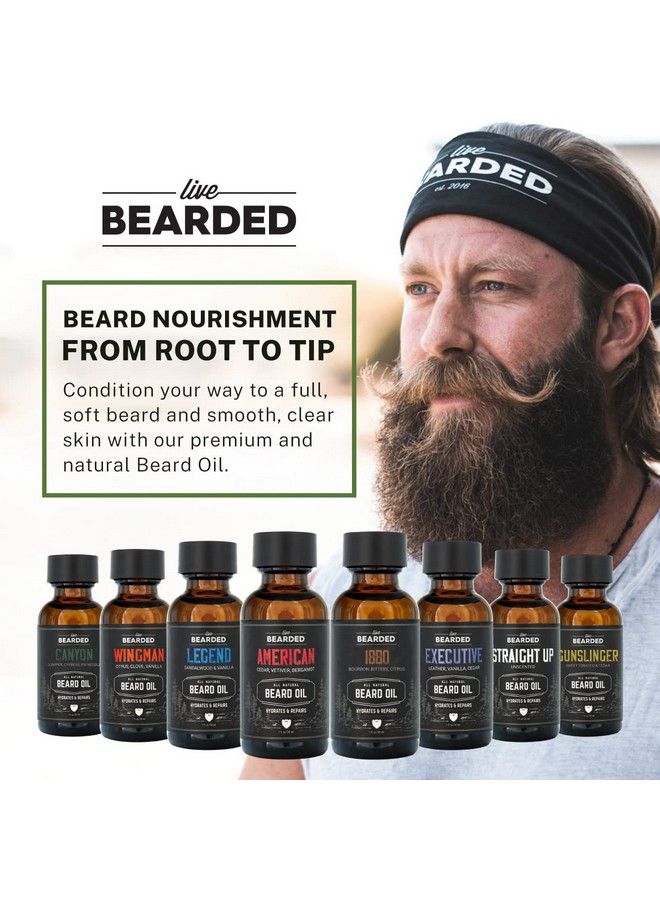Live Bearded Beard Oil 1880 Premium Beard And Skin Care With Jojoba Oil 1 Fl. Oz. Beard Itch And Dry Skin Relief Handcrafted With Allnatural Ingredients Made In The Usa - Image 4