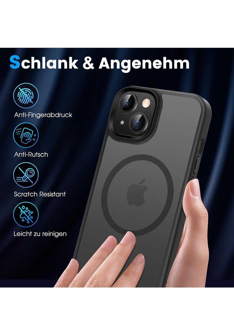 TIGER Shockproof Matte Translucent Phone Case Compatible with iPhone 14 & 13 – MagSafe Compatible, Scratch-Resistant Protective Cover with Slim Fit and Matte Finish - Image 4
