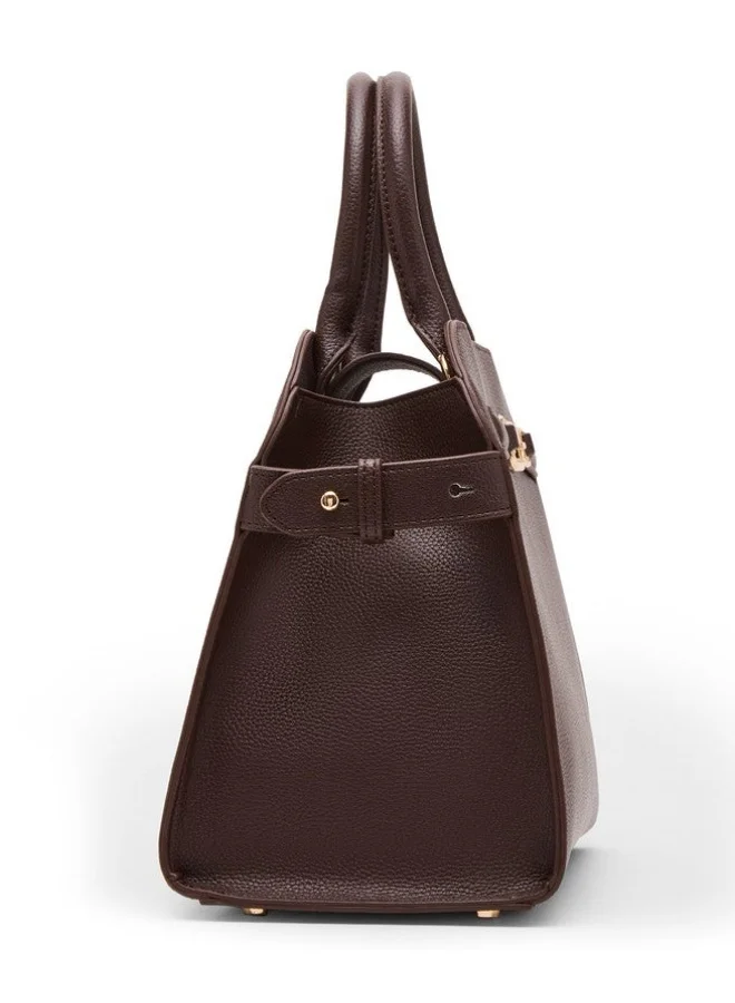 Anne Klein  Anne Klein Akh6132 Brown Women's Satchel for Women | Best Price UAE