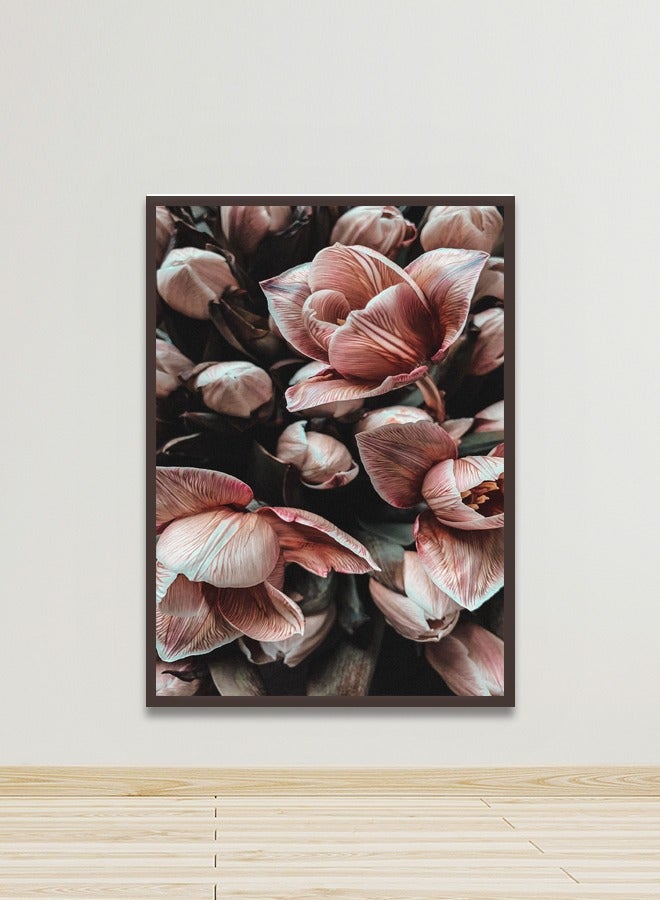 4gdran Canvas Wall Art For Wall Decoration, A rose Design,with a Hollow Frame,Size (120x80),One Piece - Image 4