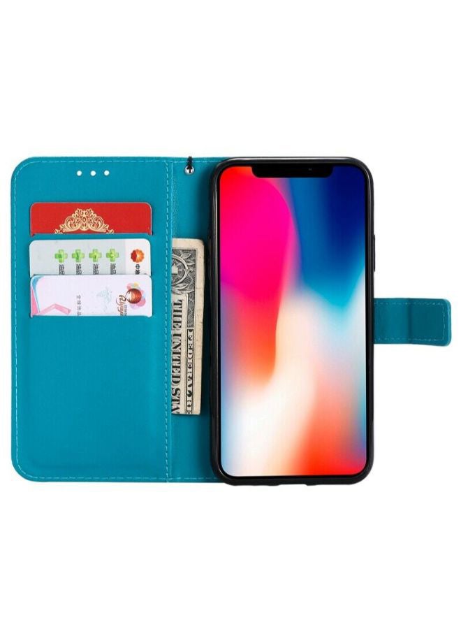 EHOME Wallet Flip Case Cover For Apple iPhone XS MAX Blue - Image 2