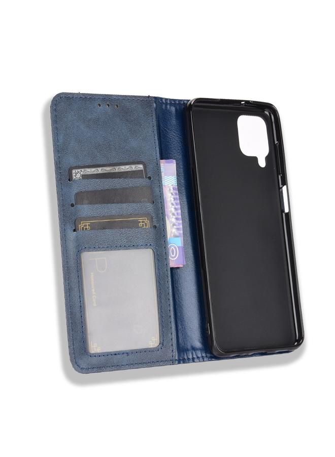 S-TOP Case For Samsung Galaxy M32 Magnetic Buckle Retro Crazy Horse Texture Horizontal Flip Leather Case with Holder & Card Slots & Photo Frame - Image 4