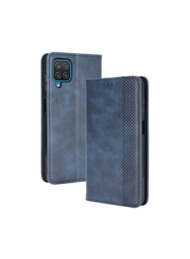 S-TOP Case For Samsung Galaxy M32 Magnetic Buckle Retro Crazy Horse Texture Horizontal Flip Leather Case with Holder & Card Slots & Photo Frame - Image 1