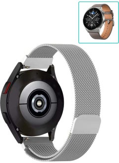 Tagomoon Huawei Watch GT3 Pro 46MM Compatible Band Mesh Metal Mesh Magnet Strap 