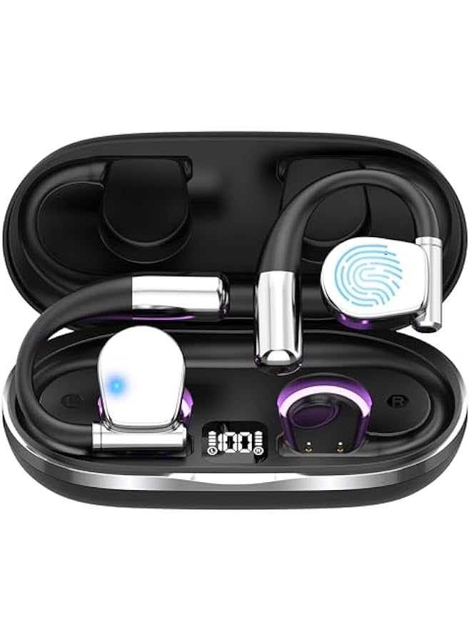 Topleo AI Language Translator Earbuds, OWS Real-Time 3-in-1 Translation Earbuds 144 Languages & Accents, Translation Device for Travel Business Learning, Black - Image 1