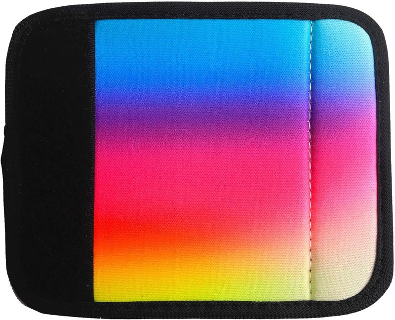 Gowraps 5 Pack Neoprene Luggage Handle Wraps Bright Luggage Tags/Identifiers/Marker/Grips Travel Accessories for Airplane/Flying/Luggage (Gradient) - Image 2