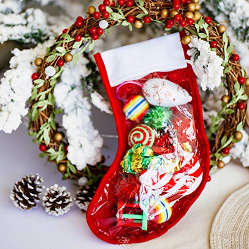 Highland Farms Select Christmas Stocking Cat Gifts Set - Cat Toy Filled - Kitty Festive Stocking Variety Pack Toy - 12 Packs - Image 4
