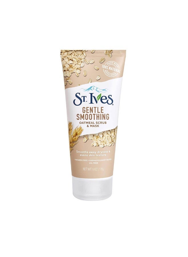 ST. Ives ST.Ives Oatmeal Scrub & Mask Gentle Smoothing "Paraben Free" 100% Natural - 170g - Image 1
