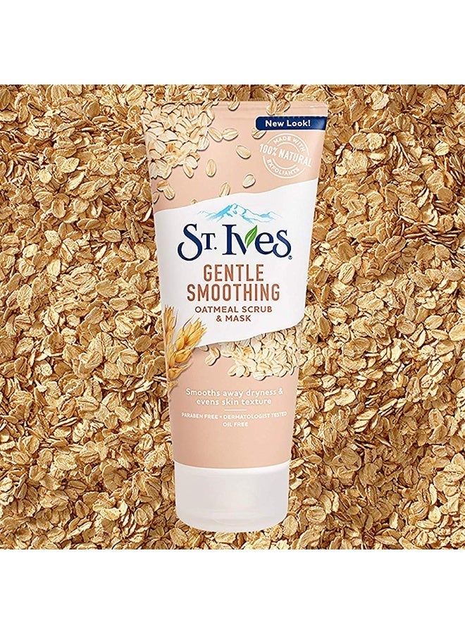 ST. Ives ST.Ives Oatmeal Scrub & Mask Gentle Smoothing "Paraben Free" 100% Natural - 170g - Image 3