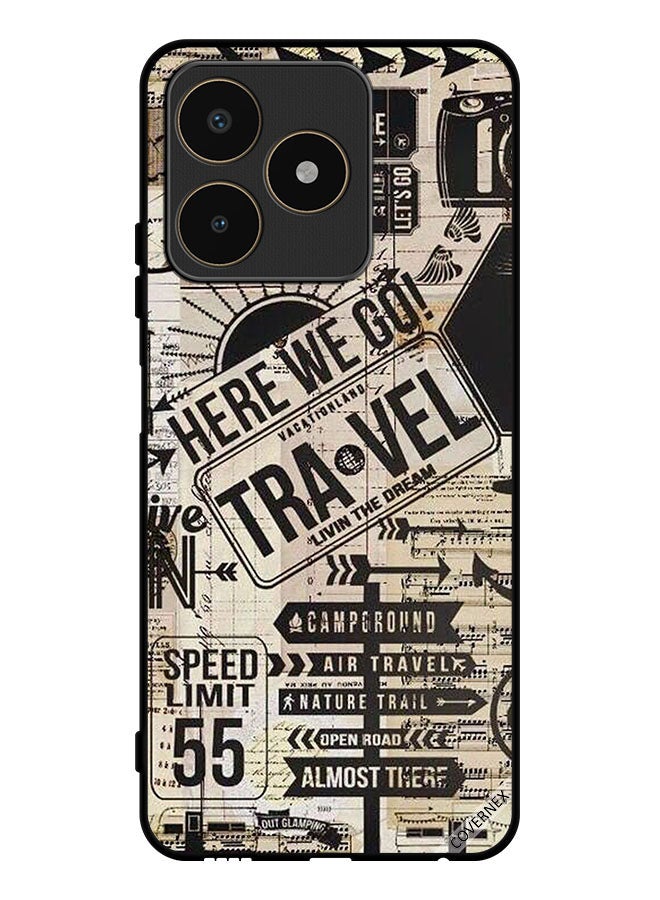 Covernex Protective Case Cover For Realme C53 Here We Go Travel - Image 1