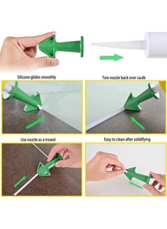 Generic caulking tool, caulk remover, 5 in 1 caulk tool kit, silicone caulk and plastic Scraper for Kitchen, Bathroom, Window and Sink Joint blue  - Image 2