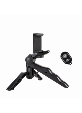 Foldable Mini Tripod Stand for Live Streaming[Remote control] beauty leg tripod + double hole clip + remote control [Remote control] beauty leg tripod + double hole clip + remote control - pzsku/ZBBEE070DFD9092B93271Z/45/1746194555/d39f5d89-6720-450b-bb7f-5bf33745f409