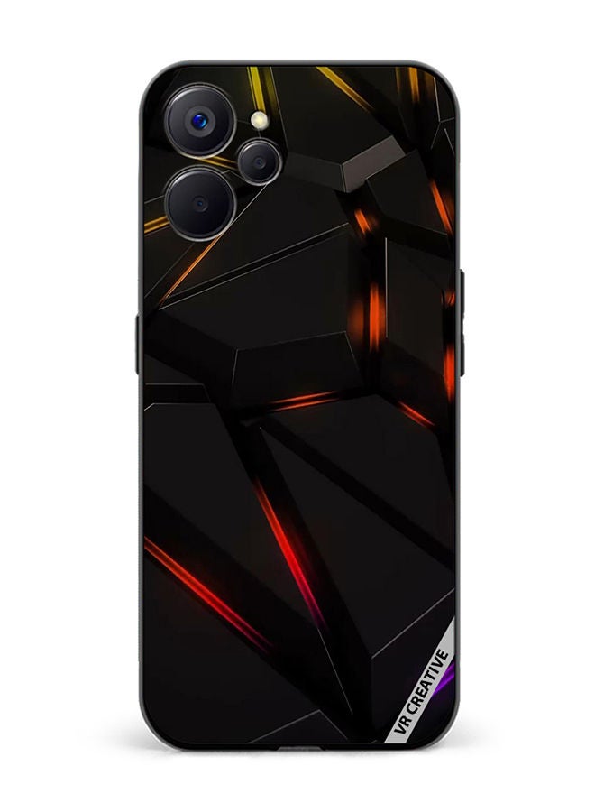 VR CREATIVE Protective Case Cover For Realme 10 5G Abstract Design Multicolour - Image 1