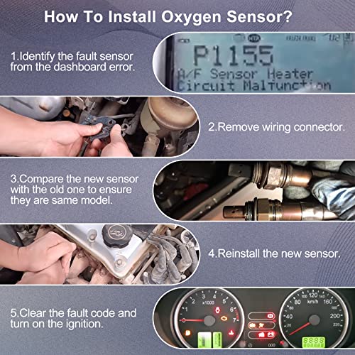 PAPAPARTS Oxygen O2 Sensor Upstream & Downstream Replacement for Chevy Captiva Equinox GMC Terrain 2.4L Replaces OE 234-4242, 234-4530 - Image 5