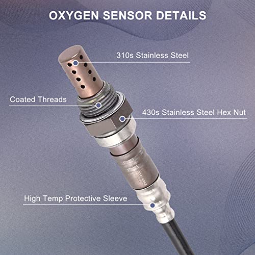 PAPAPARTS Oxygen O2 Sensor Upstream & Downstream Replacement for Chevy Captiva Equinox GMC Terrain 2.4L Replaces OE 234-4242, 234-4530 - Image 2