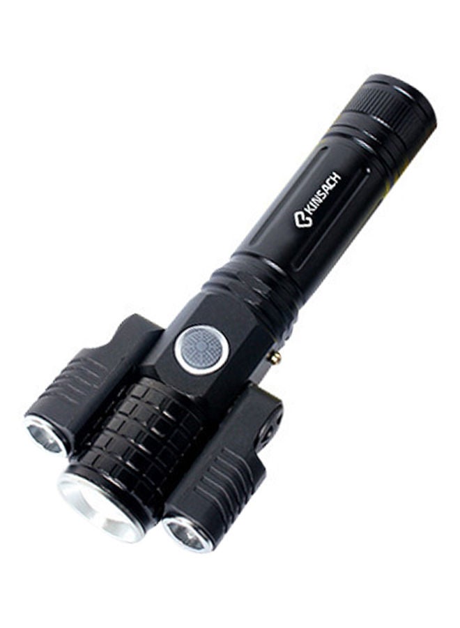NIBEMINENT Ks737 Zoomable LED Flashlight Black 19 x 14 4centimeter 