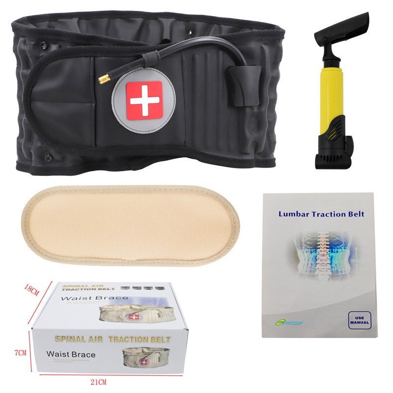 Inflatable Lumbar Air Pressure Traction Device Lumbar Muscle Strain Lumbar Disc Herniation Fixed Waist Belt Shenzhen Factory Support - Image 1
