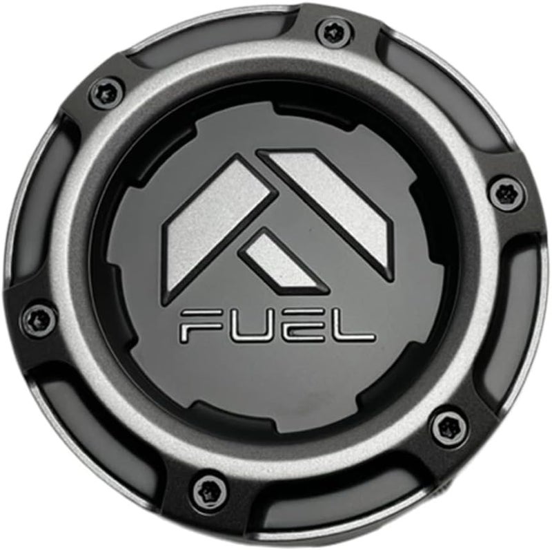 Fuel Offroad عجلات فويل أوف رود 1005-49GD بلمسة نهائية سوداء غير لامعة وغطاء مركز بلون المعدن المسدس - Image 1