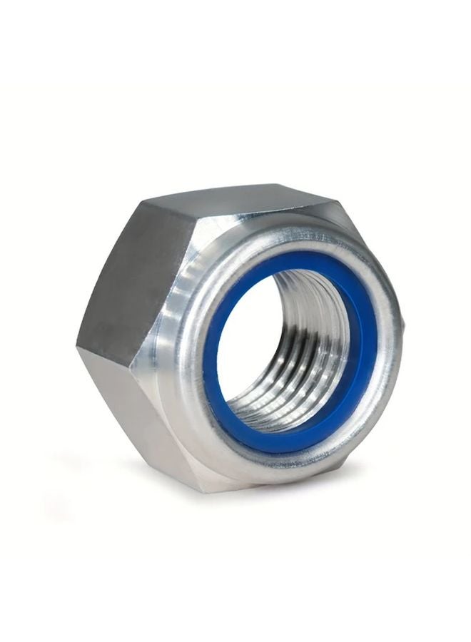 20pcs M12 Nylon Insert Hex Lock Nuts 304 Stainless Steel Metric Locknut Assortment Kit - Image 5