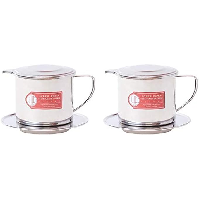 Thang Long Vietnamese Coffee Filter Maker Press Screw Down Phin Made In Vietnam Authentic 2 Medium 8 Oz - Image 2
