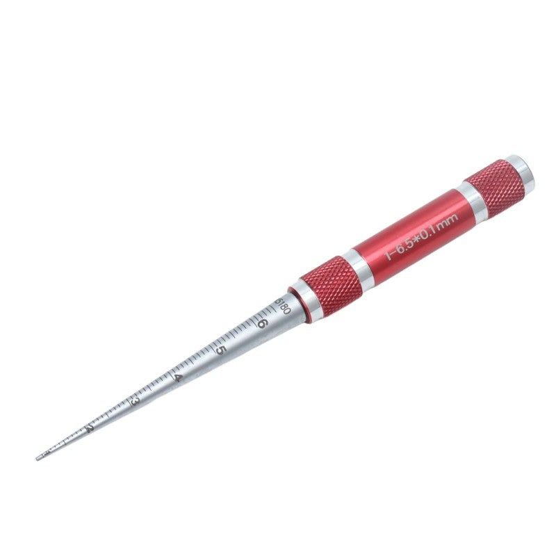 Aperture Gauge 1-6.5mm Stainless Steel Taper - 0.1mm Division Laser Scale for Thin Walled Parts Inner Hole Measurement - Image 2