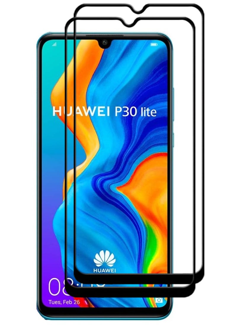 ACLIX 2 Pieces Antistatic ESD Dustproof Premium Quality High Definition Tempered Glass Screen Protector Designed For Huawei P30 lite - Image 1