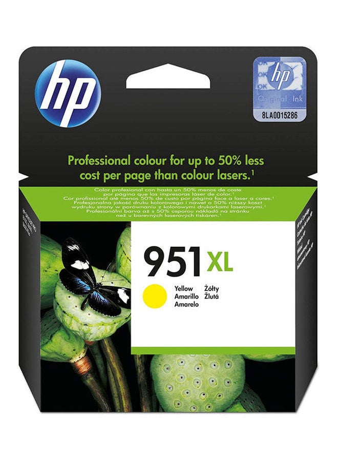 HP خرطوشة حبر عالية الإنتاجية طراز CN048AE 951XL أصفر - Image 1
