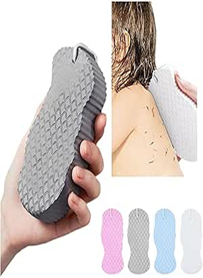 Generic 1 Piece Super Soft Exfoliating Bath Sponge,Soft Bath Body Shower Sponge,Spa Scrub Exfoliator Dead Skin Remove,3D Bath Sponges for Shower,Reusable Bath Sponge for Adults Children (Grey) 