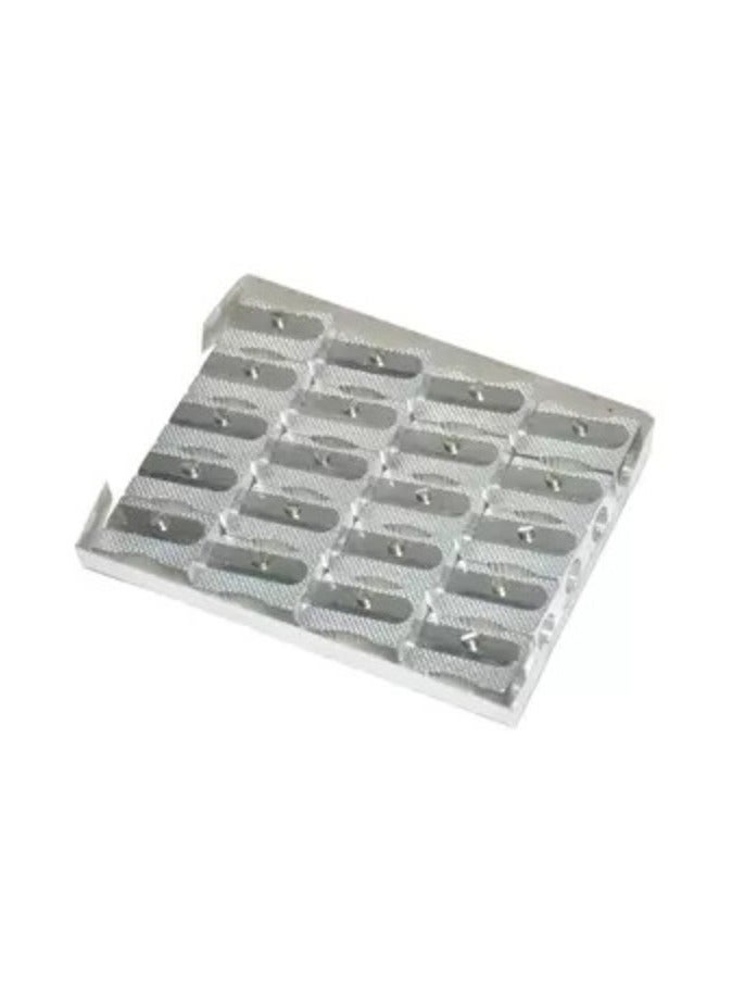 FIS Metal Sharpeners 1 Hole, V Shape, Pack of 20 Pieces