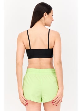 Adidas Women Brand Logo Padded Sports Bras, Black  - Image 3