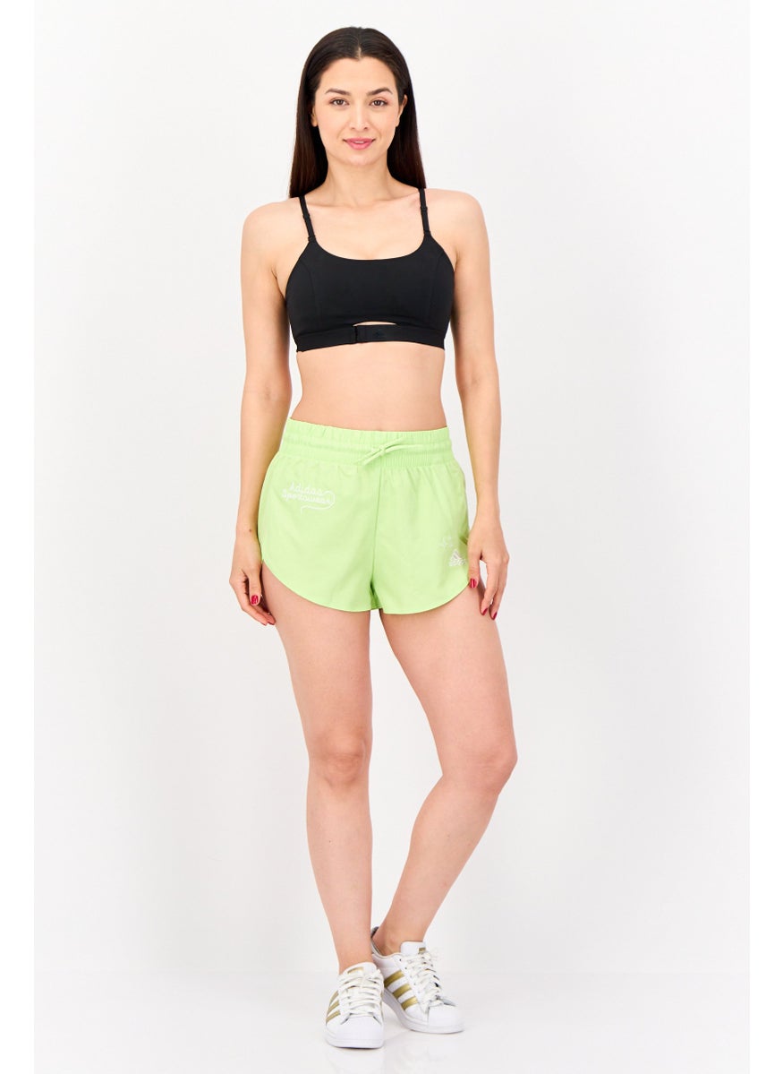 Adidas - Women Brand Logo Padded Sports Bras, Black - Image 1