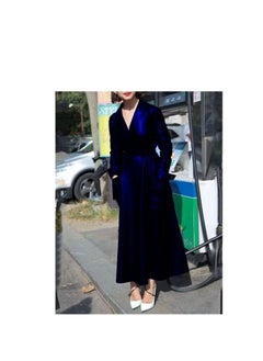Loquat Autumn And Winter Elongated Leather Overcoat 
