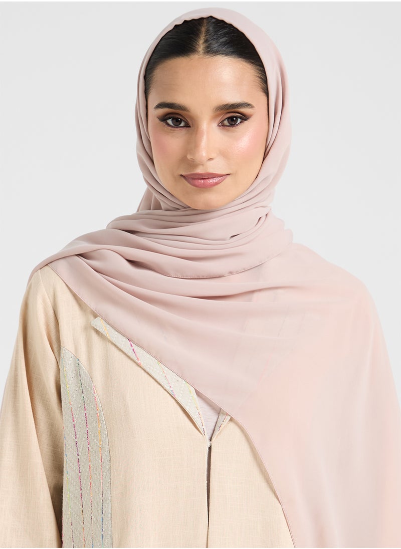 hayas closet Collared Flared Sleeve Abaya  - Image 4